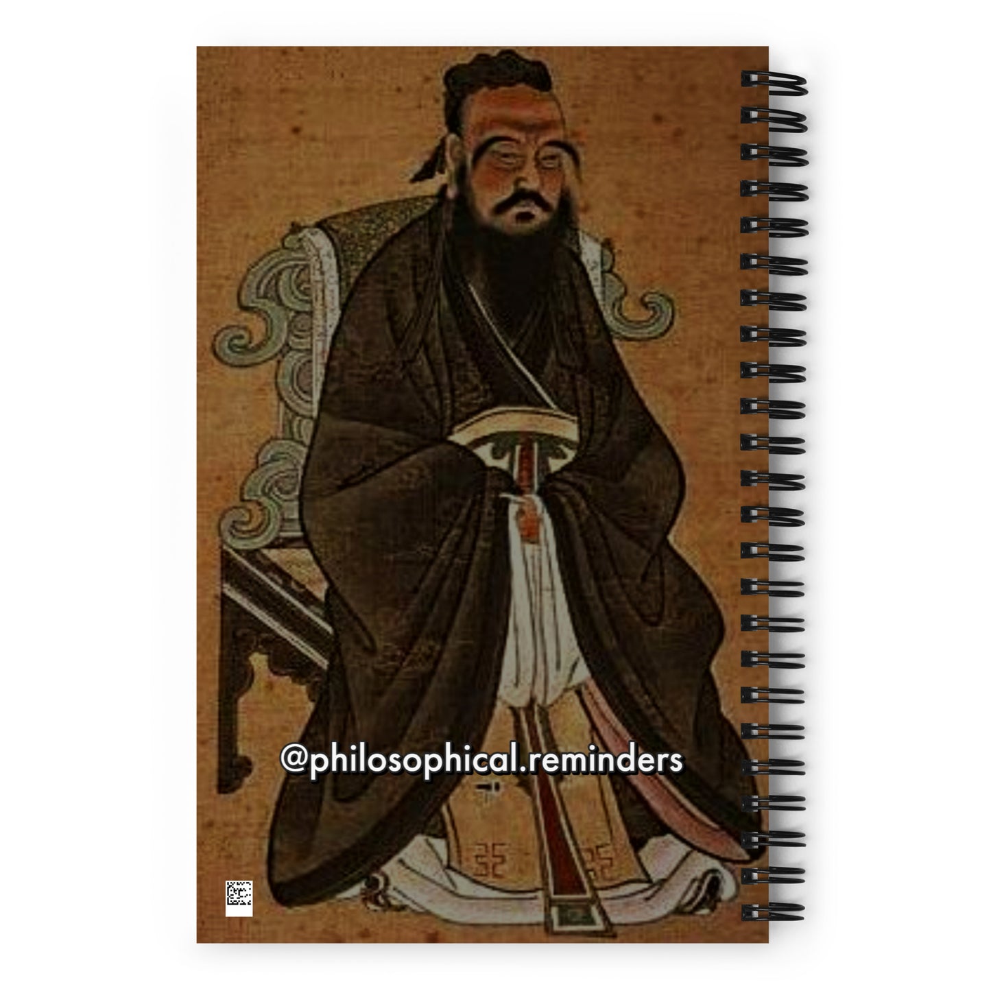 "Wherever you go, go with all your heart" ~Confucius Spiral notebook